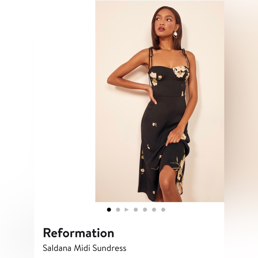 Reformation
Saldana Midi Sundress